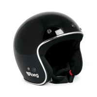 Jett Helmet, Gloss Black-Hjelme-Roeg-Motorious Copenhagen