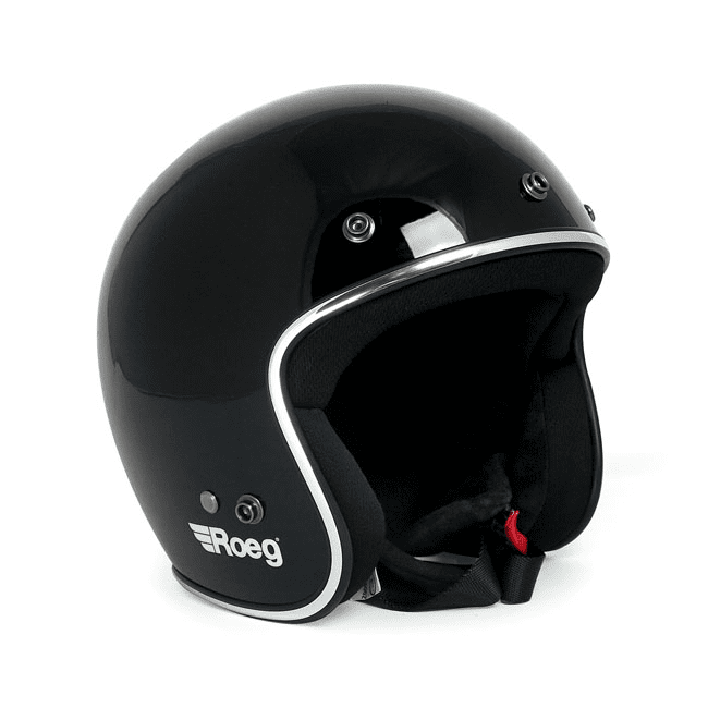 Jett Helmet, Gloss Black-Hjelme-Roeg-Motorious Copenhagen