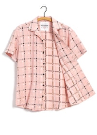 Jonny, Short Sleeve Shirt, Vegas Pink-Skjorter-Hansen Garments-Motorious Copenhagen