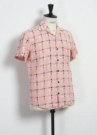 Jonny, Short Sleeve Shirt, Vegas Pink-Skjorter-Hansen Garments-Motorious Copenhagen