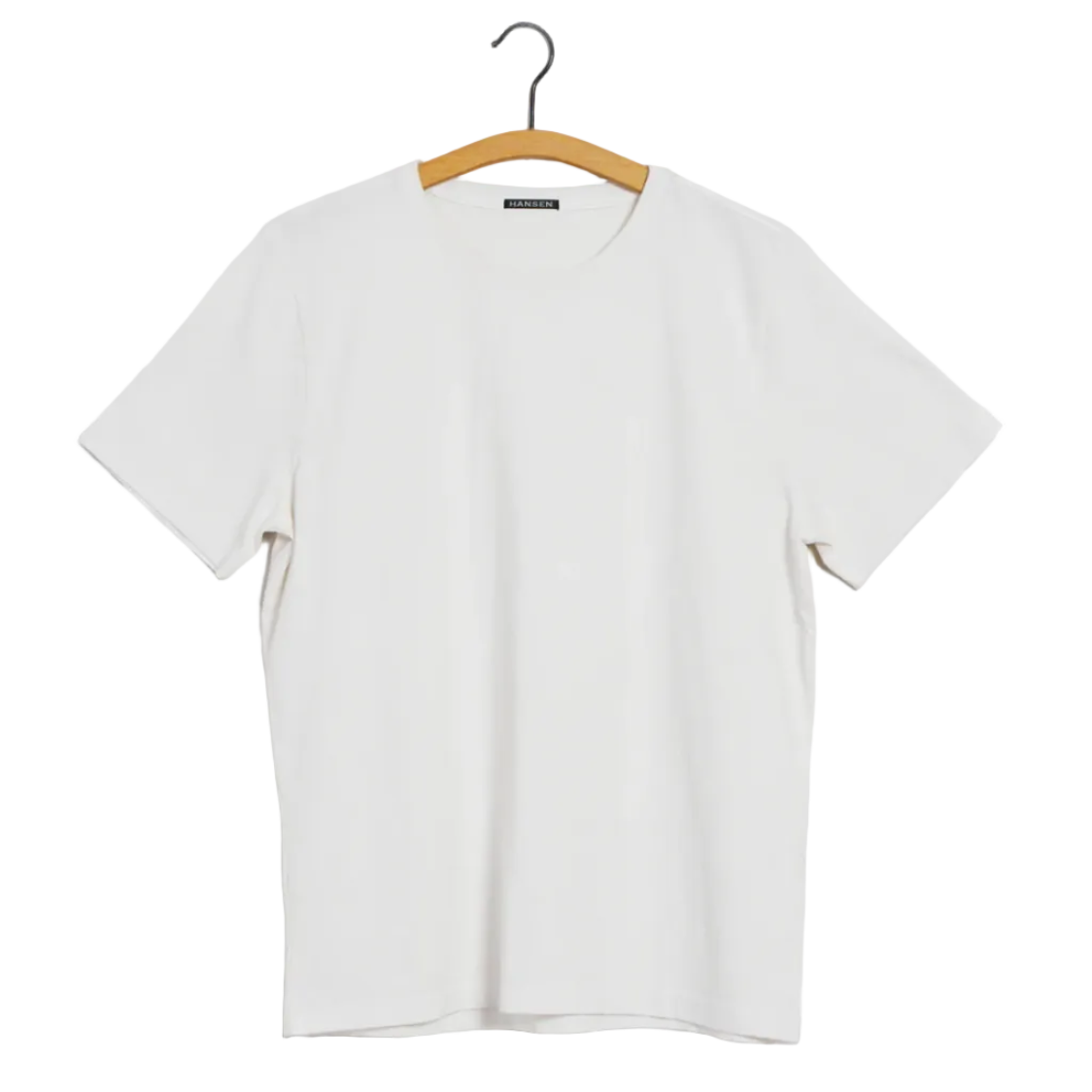 Julian, Crew Neck t-shirt, White-T-shirts-Hansen Garments-Motorious Copenhagen