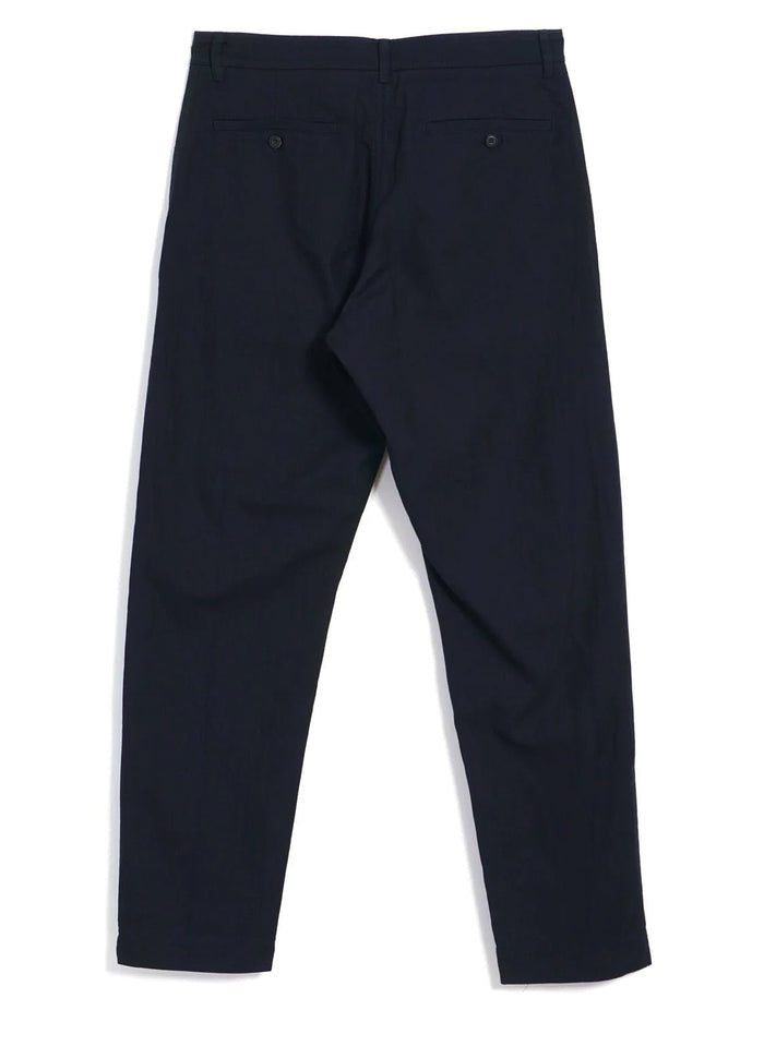 Ken, Wide Cut Trousers, Indigo-Bukser-Hansen Garments-Motorious Copenhagen
