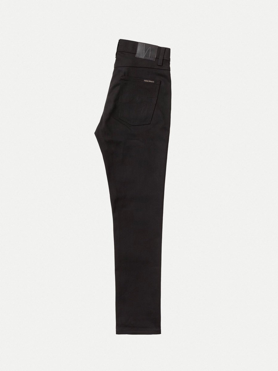 Lean Dean, Dry Everblack-Bukser-Nudie Jeans-Motorious Copenhagen