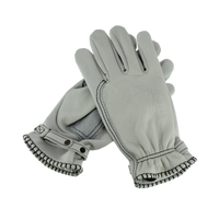 Leather Gloves, CE motorcycle approved, White-Handsker-Kytone-Motorious Copenhagen