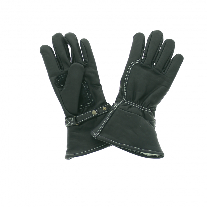 Leather Gloves Doublés, CE motorcycle approved, Black-Handsker-Kytone-Motorious Copenhagen