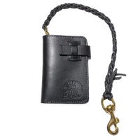 Leather Wallet, Black-Tegnebøger-Eat Dust-Motorious Copenhagen