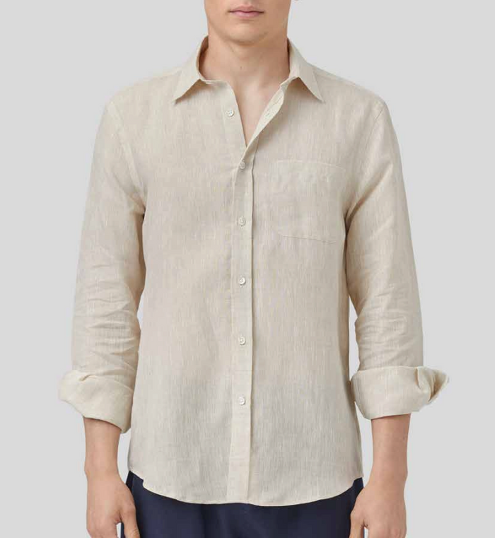 Linen Shirt, Raw-Skjorter-Portuguese Flannel-Motorious Copenhagen