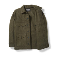 Mackinaw Wool Cruiser Jacket, Forest Green-Jakker-Filson 1897-Motorious Copenhagen