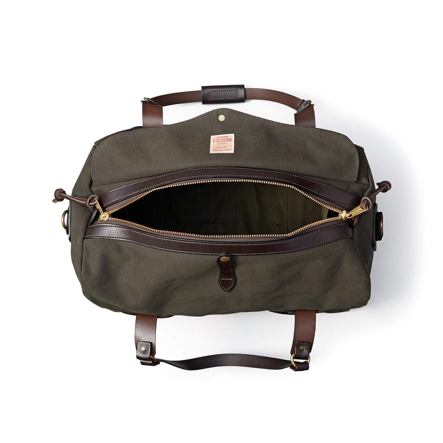 Medium Rugged Twill Duffle Bag, Otter Green-Tasker-Filson 1897-Motorious Copenhagen