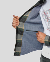 Memphis Rider Shirt, Emerald Green-Skjorter-Rokker Company-Motorious Copenhagen