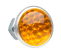 Mini Glass Reflector, Round, Various colours-MC reservedele-Red Fox-Motorious Copenhagen