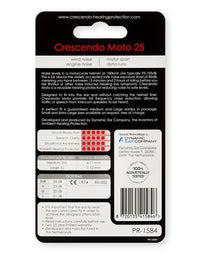 Moto 25, Motorcycle ear plugs-Beskyttelse-Crescendo-Motorious Copenhagen