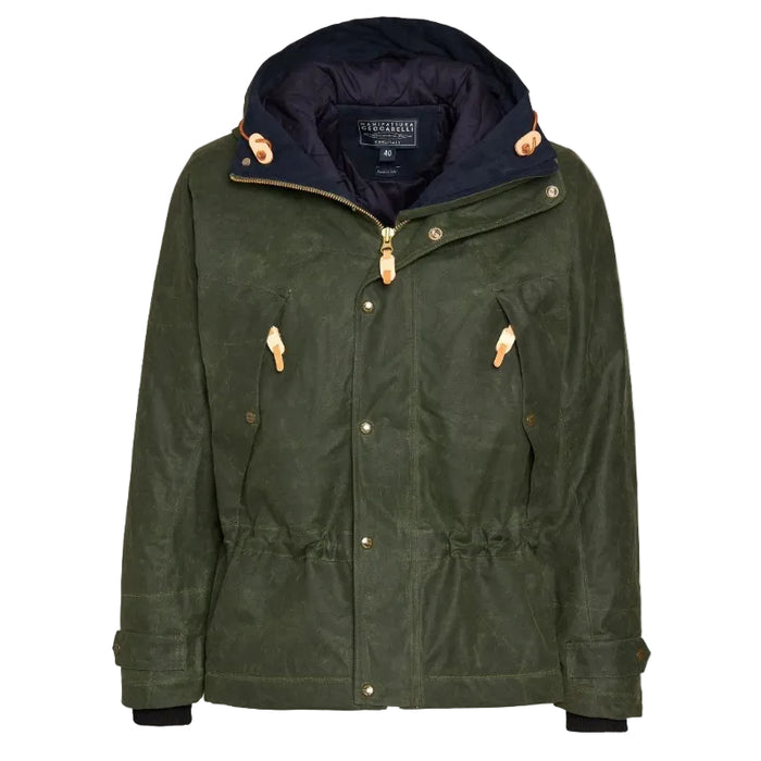 Mountain Jacket, Wool padding lining, Dark Green-Jakker-Manifattura Ceccarelli-Motorious Copenhagen