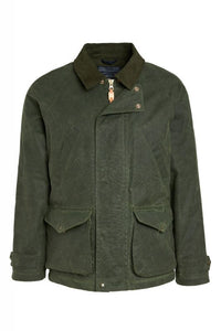 New Caban, Wool padding lining, Dark Green-Jakker-Manifattura Ceccarelli-Motorious Copenhagen