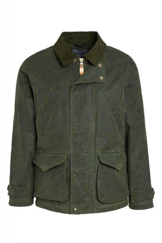 New Caban, Wool padding lining, Dark Green-Jakker-Manifattura Ceccarelli-Motorious Copenhagen