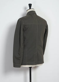Nicolai, Informal 4-button blazer, Dark Moss-Blazere-Hansen Garments-Motorious Copenhagen