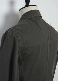 Nicolai, Informal 4-button blazer, Dark Moss-Blazere-Hansen Garments-Motorious Copenhagen