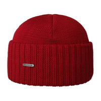 Northport Beanie, Knit Merino Wool, Red-Huer og Beanies-Stetson-Motorious Copenhagen