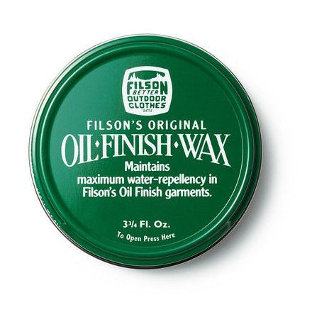 Oil Finish Wax (no color)-Støvlepleje og læderfedt-Filson 1897-Motorious Copenhagen