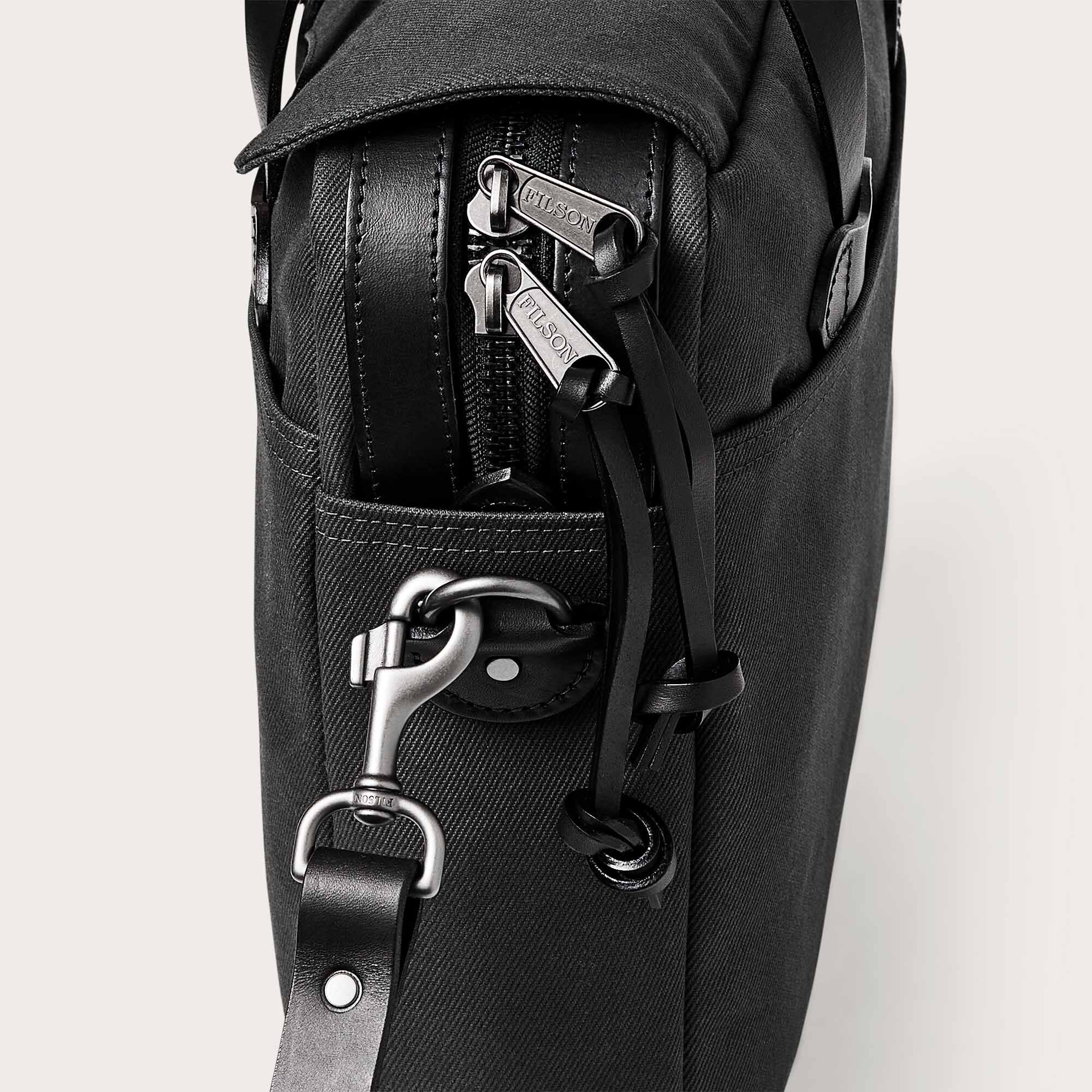 Original Briefcase, Rugged Twill, Faded Black-Tasker-Filson 1897-Motorious Copenhagen