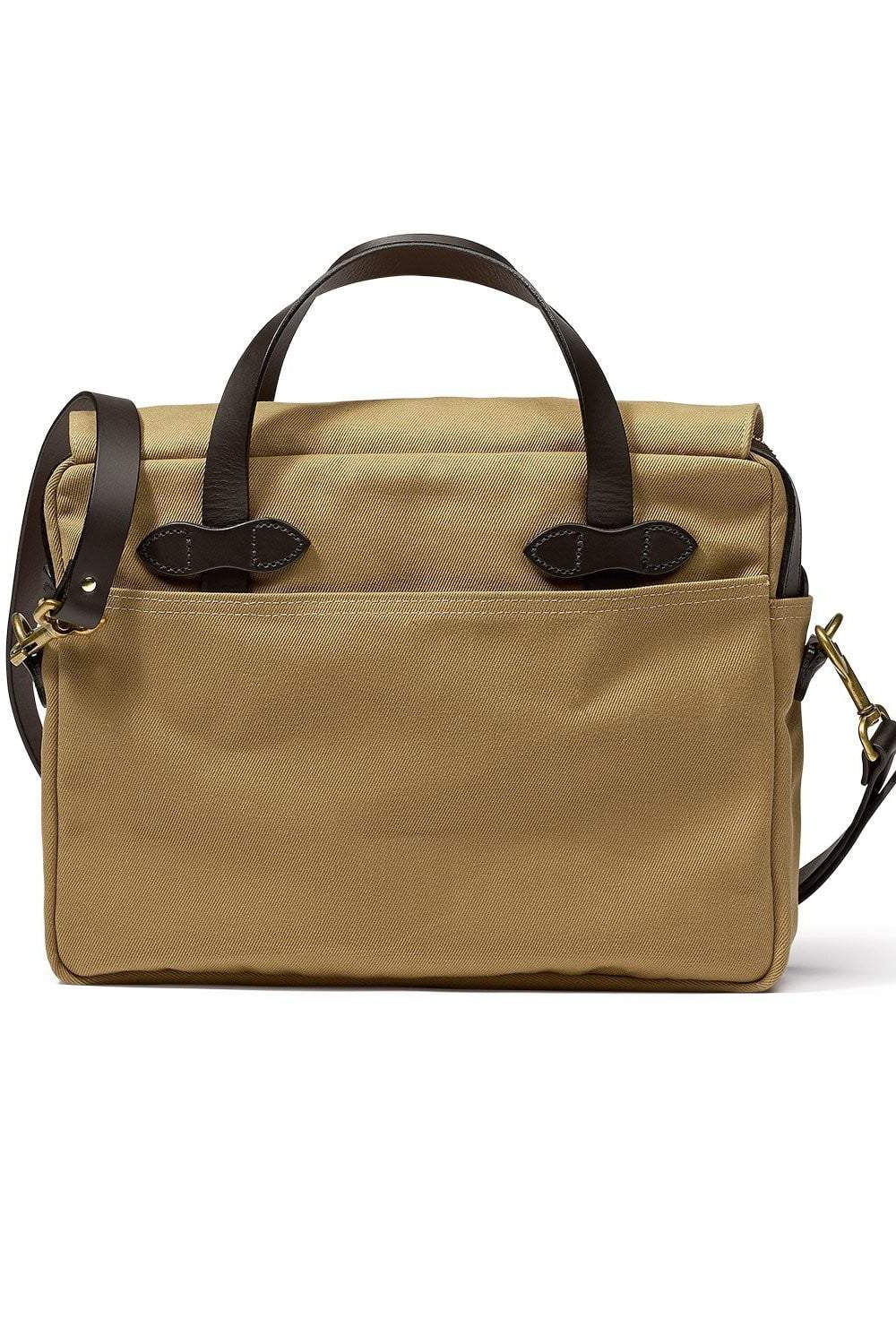Filson Tasker Original Briefcase, Rugged Twill, Tan