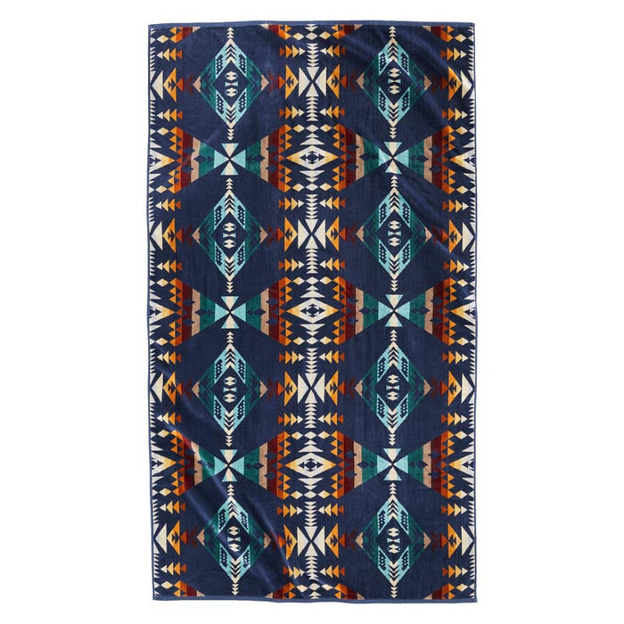 Oversized Jacquard Spa Towel, Diamond Peak-Håndklæder-Pendleton-Motorious Copenhagen