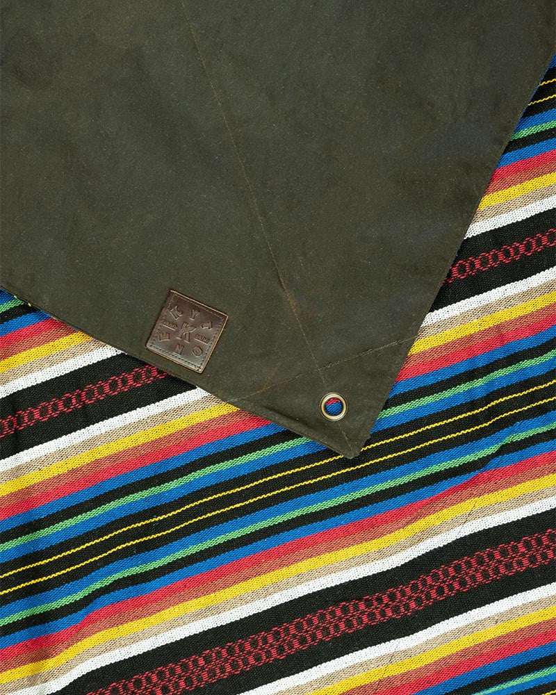 POT'CHO - poncho/tarp/blanket, multicolored-Tæpper-Kytone-Motorious Copenhagen