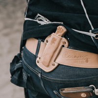 Pocket Knife with Pancake Holster, Tan-Knive og Værktøj-Ondura Durable Goods-Motorious Copenhagen