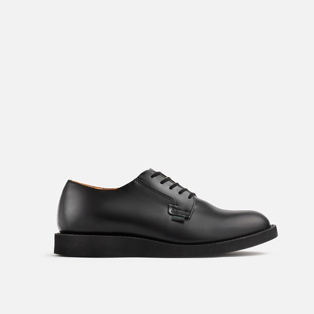 Postman Oxford Shoe, Black Chaparral Leather, Style no. 101-Sko og støvler-Red Wing Shoes-Motorious Copenhagen