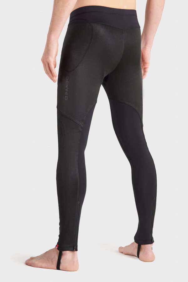 Protective motorcycle base layer pants, SKIN UH 03, Unisex, Black-Beskyttelse-Pando Moto-Motorious Copenhagen