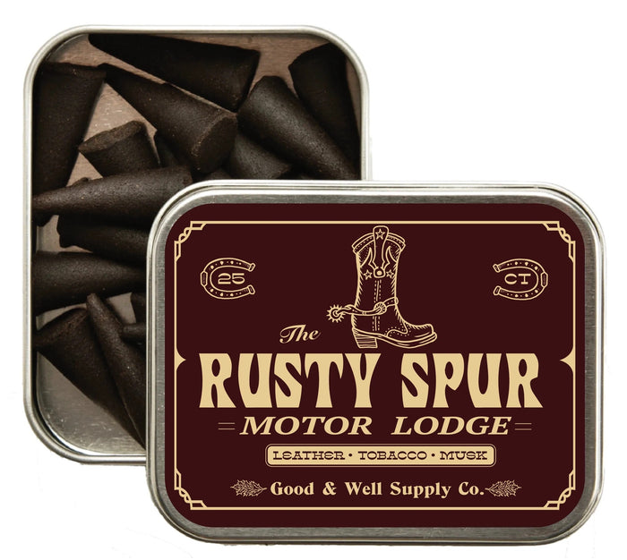 Rusty Spur Motor Lodge røgelsespinde, 25 stk-Personlig pleje-Good & Well Supply Co.-Motorious Copenhagen
