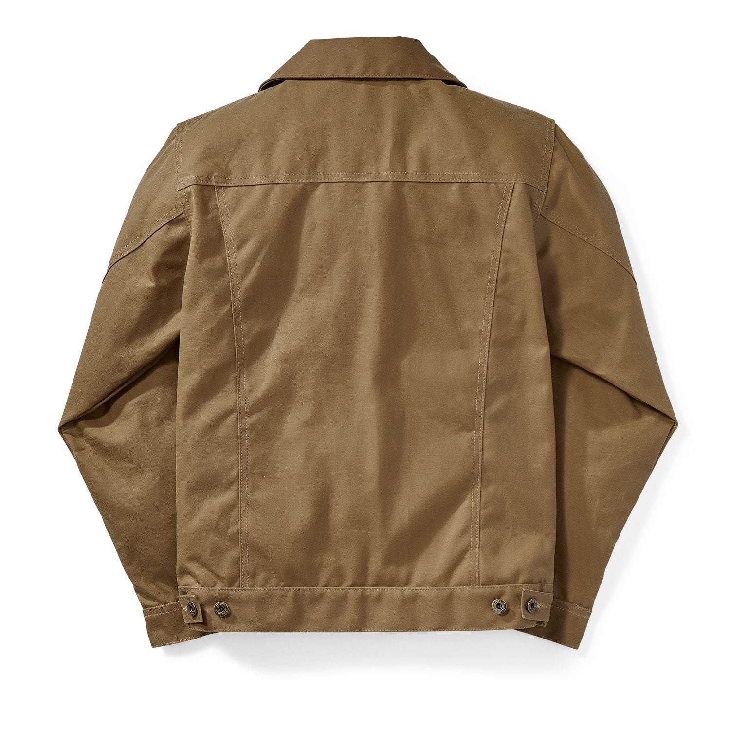 Short Cruiser Jacket, Tin Cloth, Lined, Dark Tan-Jakker-Filson 1897-Motorious Copenhagen