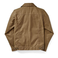 Short Cruiser Jacket, Tin Cloth, Lined, Dark Tan-Jakker-Filson 1897-Motorious Copenhagen
