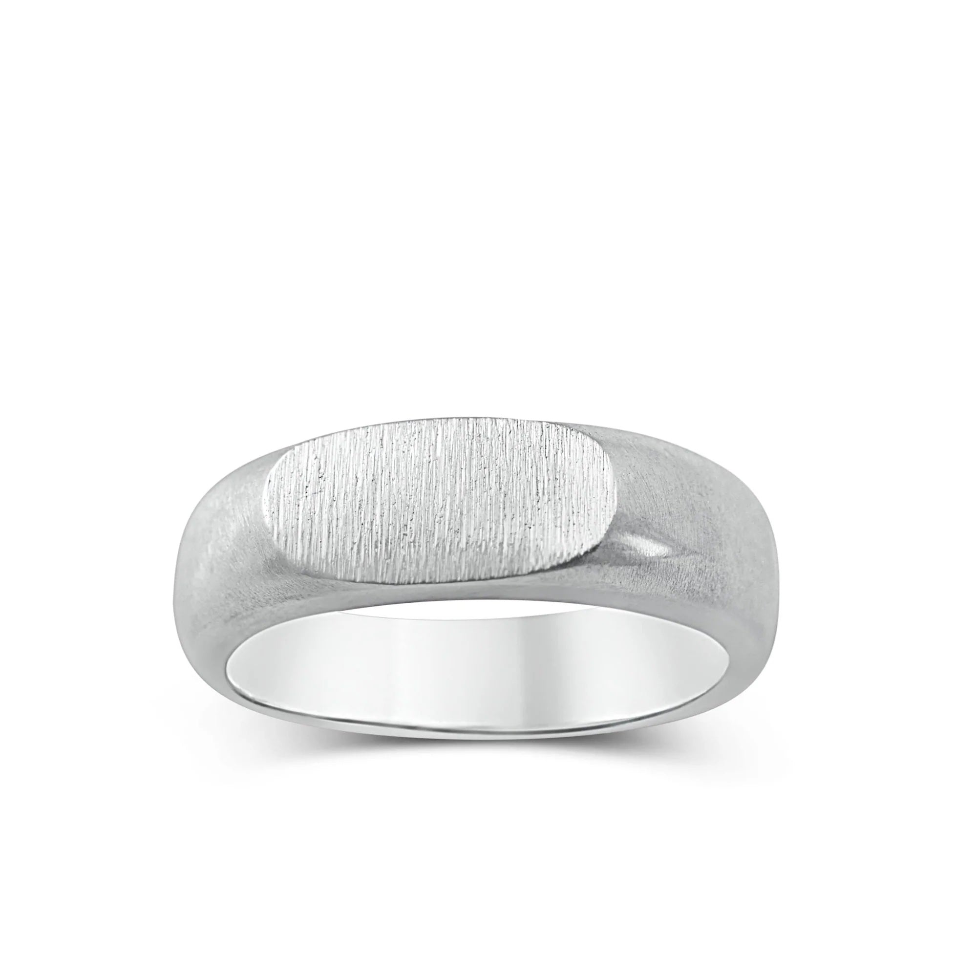 Signet Ring, Rounded thin-Ringe og Halskæder-Black Rock Jewel-Motorious Copenhagen