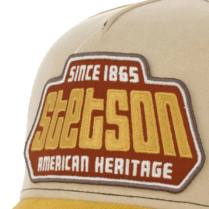 Since 1865 Brickstone, Trucker Cap, Beige/Rust-Hatte og Caps-Stetson-Motorious Copenhagen