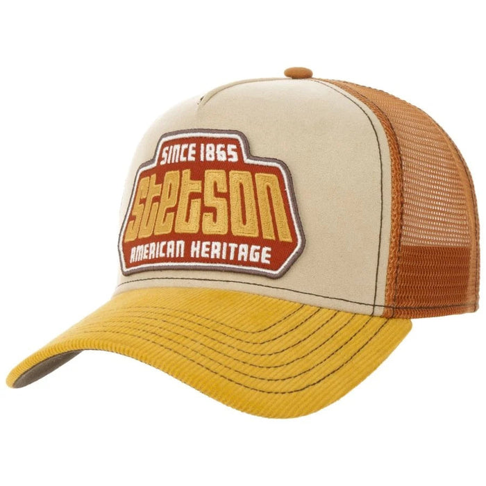 Since 1865 Brickstone, Trucker Cap, Beige/Rust-Hatte og Caps-Stetson-Motorious Copenhagen