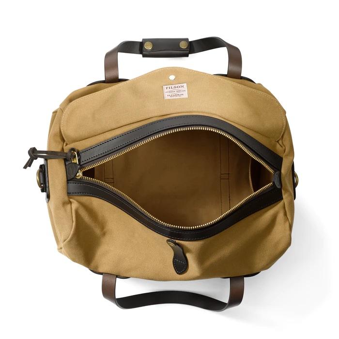 Small Rugged Twill Duffle Bag, Tan-Tasker-Filson 1897-Motorious Copenhagen