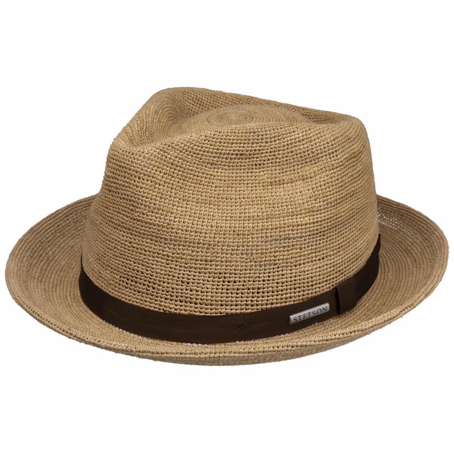 Sondova Chrochet Raffia hat, Nature-Hatte og Caps-Stetson-Motorious Copenhagen