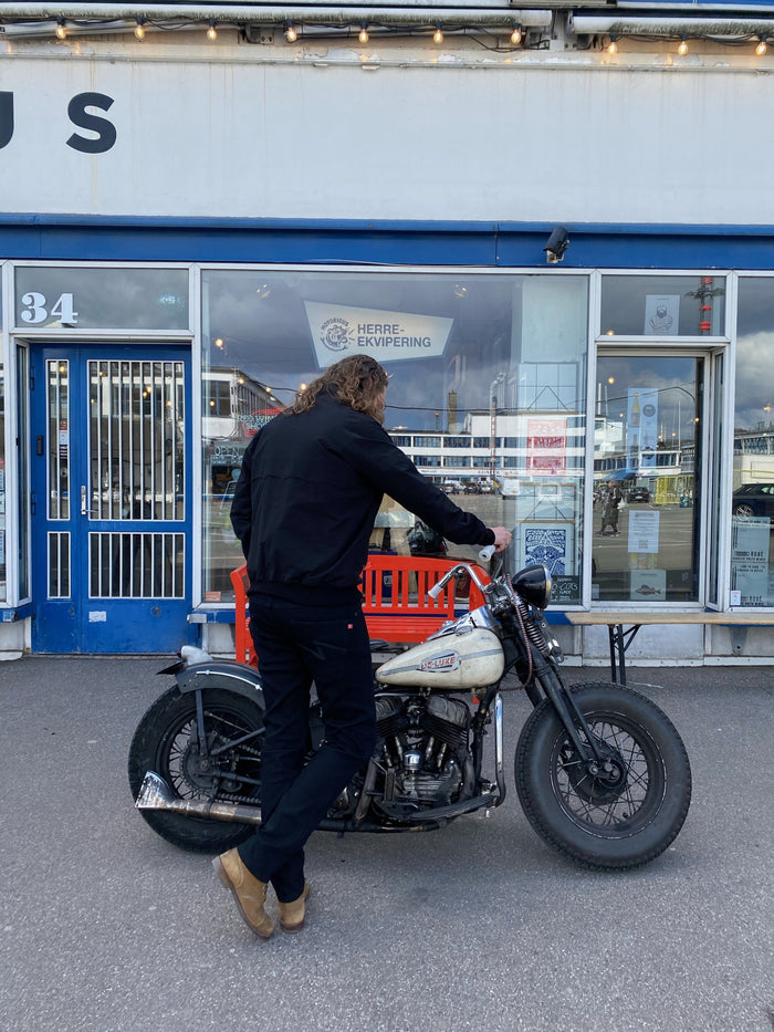 Steel Black 02, Motorcycle Jeans with Dyneema®, Black-Bukser-Pando Moto-Motorious Copenhagen