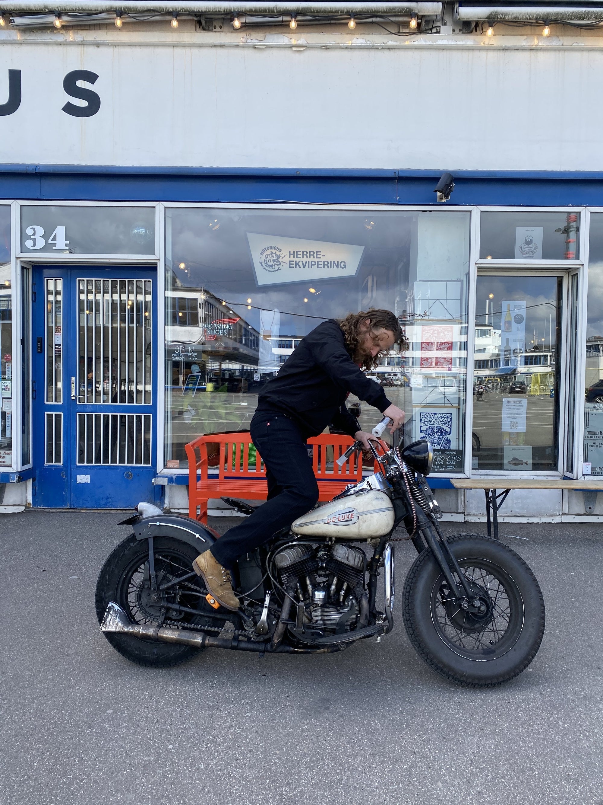 Steel Black 02, Motorcycle Jeans with Dyneema®, Black-Bukser-Pando Moto-Motorious Copenhagen