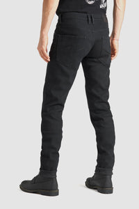 Steel Black 02, Motorcycle Jeans with Dyneema®, Black-Bukser-Pando Moto-Motorious Copenhagen