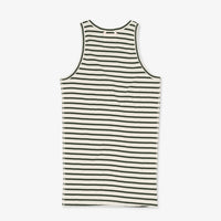 Tank Top Gari, Breton stripe, Natural/Khaki-Undertrøjer-Hemen Biarritz-Motorious Copenhagen