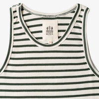 Tank Top Gari, Breton stripe, Natural/Khaki-Undertrøjer-Hemen Biarritz-Motorious Copenhagen