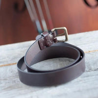 Tankefuld, 35mm leather belt, Brown-Bælter-Baunbaek og Lyn-Motorious Copenhagen