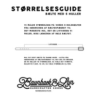 Tankefuld, 35mm leather belt, Satin Nickel / Black-Bælter-Baunbaek og Lyn-Motorious Copenhagen