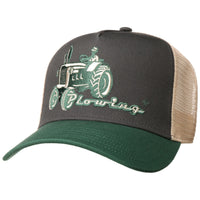 Trucker Cap, Plowing by Lierys, Green/Grey/Beige-Hatte og Caps-Stetson-Motorious Copenhagen