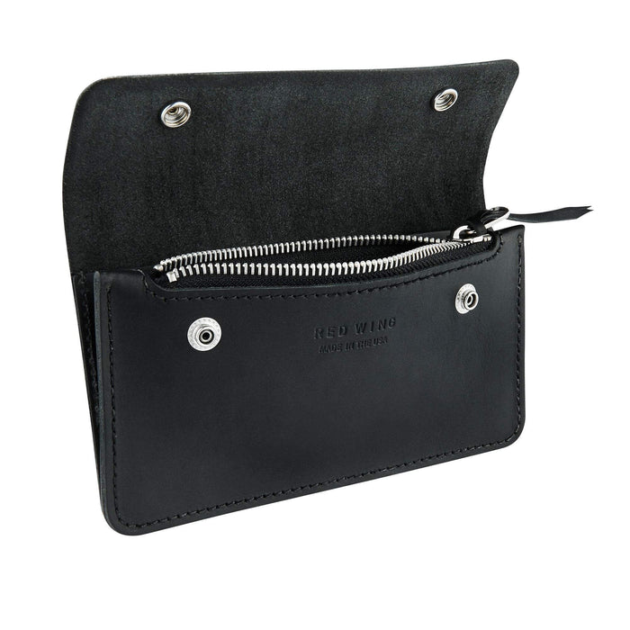 Trucker Wallet, Unisex, Frontier leather, Item no. 95015, Black-Tegnebøger-Red Wing Shoes-Motorious Copenhagen