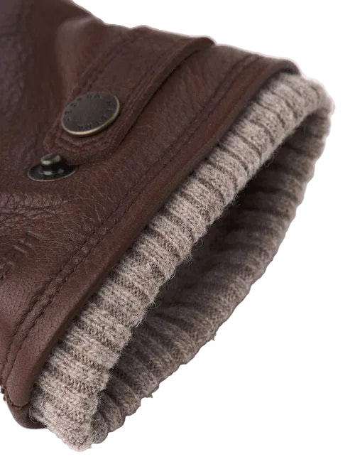 Utsjö, Leather gloves, Chestnut-Handsker-Hestra-Motorious Copenhagen