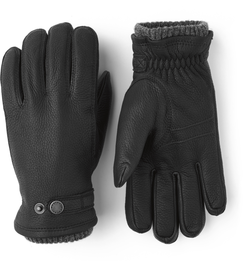 Utsjö gloves, Black-Handsker-Hestra-Motorious Copenhagen