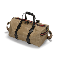 Vintage Canvas Duffle Holdall, Medium, Waxed, Sand-Tasker-Croots England-Motorious Copenhagen